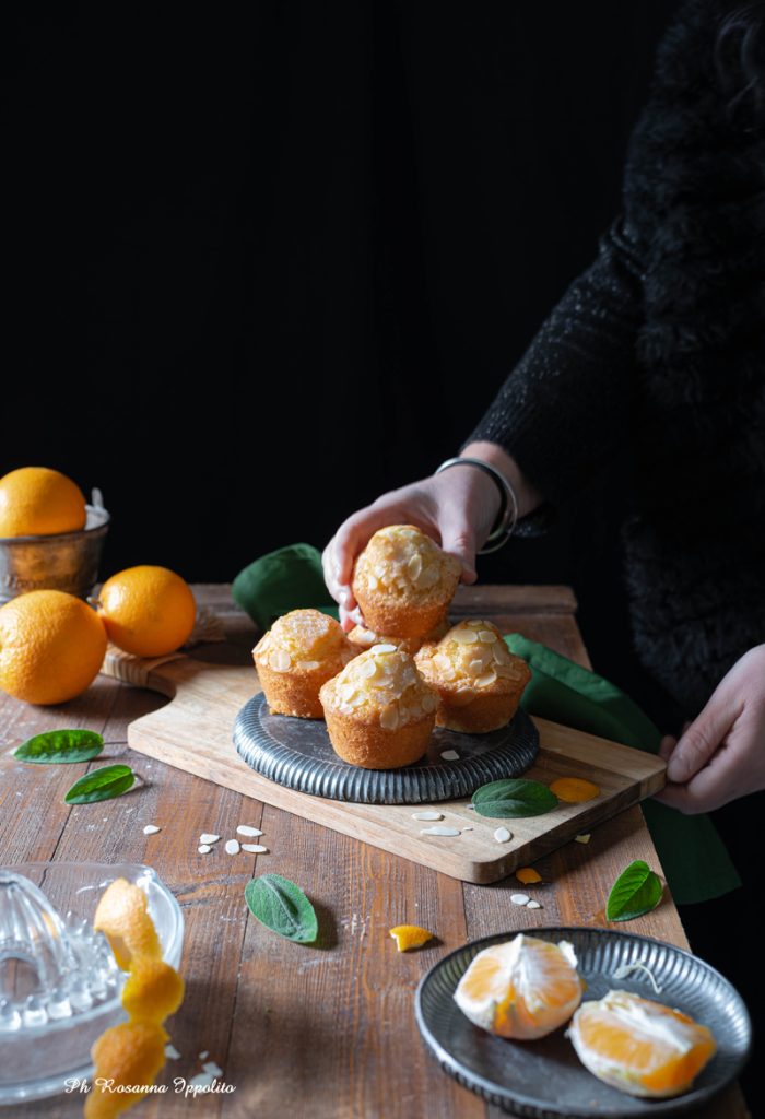 Muffins arancia e mandorle
